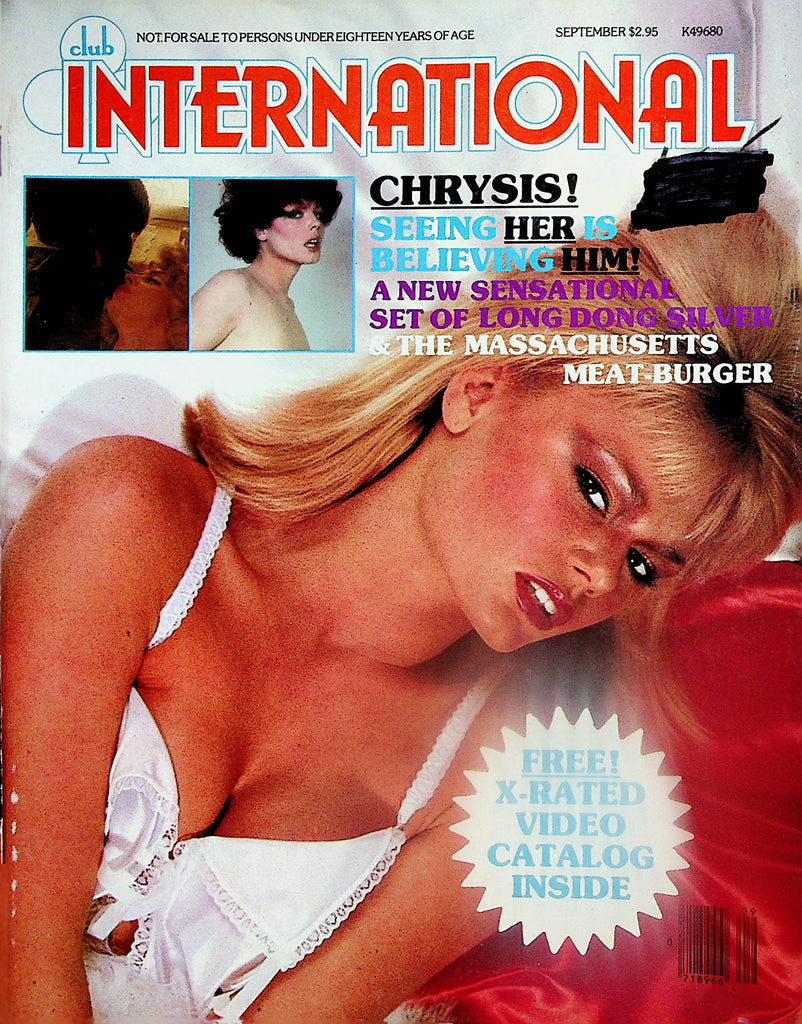 Club International Magazine  Long Dong Silver & The Massachusetts Meat-Burger  September 1980 Paul Raymond    092824lm-p