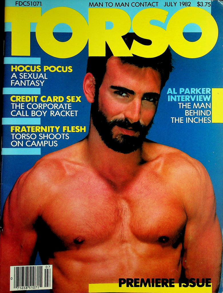 Torso Gay Magazine  Premiere Issue!   Al Parker Interview The Man Behind The Inches!  July 1982      061226lmp-GSC