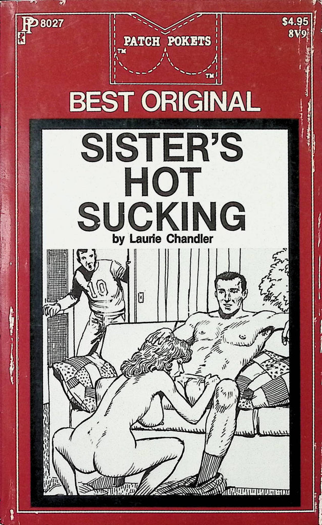 Sister's Hot Sucking by Laurie Changler PP8027 1977 Patch Pokets Book Adult Paperback Novel-091224AMP