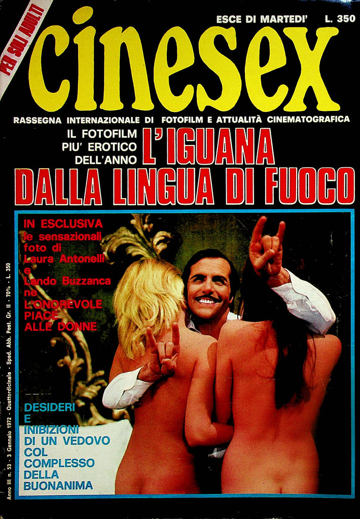 Cinesex Italian International Magazine  #53  January 1972    060424lm-p