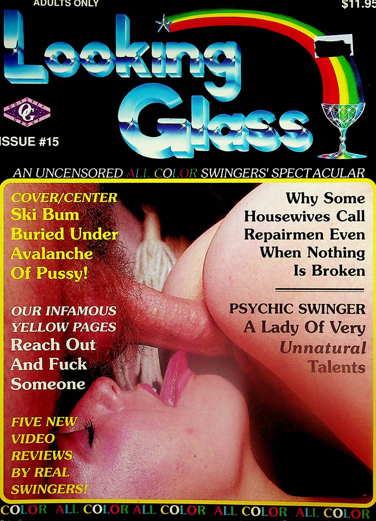 Looking Glass Contact Magazine  Cover/Center Ski Bum Buried Under Avalanche Of Pussy!       112224lm-p