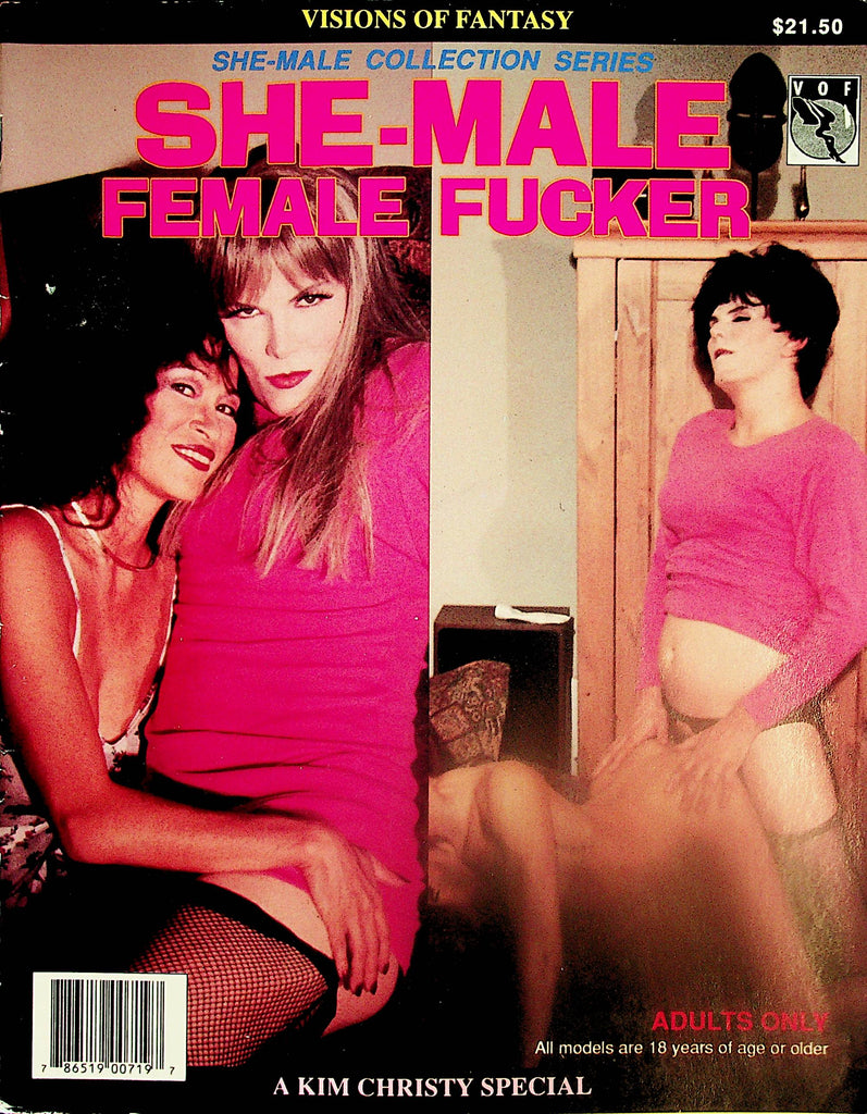 She-Male Female Fucker Magazine Blonde Latina Licker / Brunette Babe Banger #1 1997 by VOF   012324lm-p