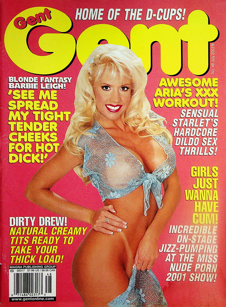 Gent Busty Magazine   Covergirl Barbie Leigh / Aria Giovanni   July 2001     092723lm-p