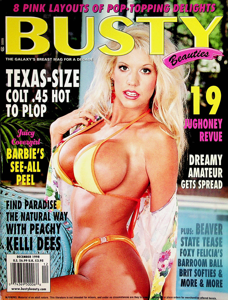 Busty Beauties  Magazine  Covergirl Barbie / Colt .45  December 1998    062124lm-p