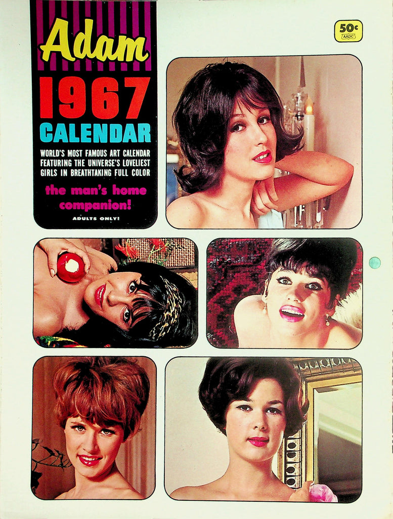 Adam 1967 Wall Calenar Most Beautiful Women       050926lmp