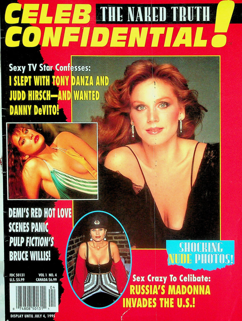 Celeb Confidential Magazine  The Naked Truth - Marilu Henner, Demi Moore & More! vol.1 #4  1995     122725lmp