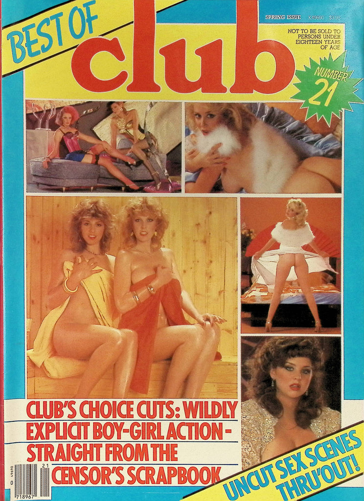 Best of Club Magazine Spring Issue #21 1982 Caroline Susan Laura 100225AMP