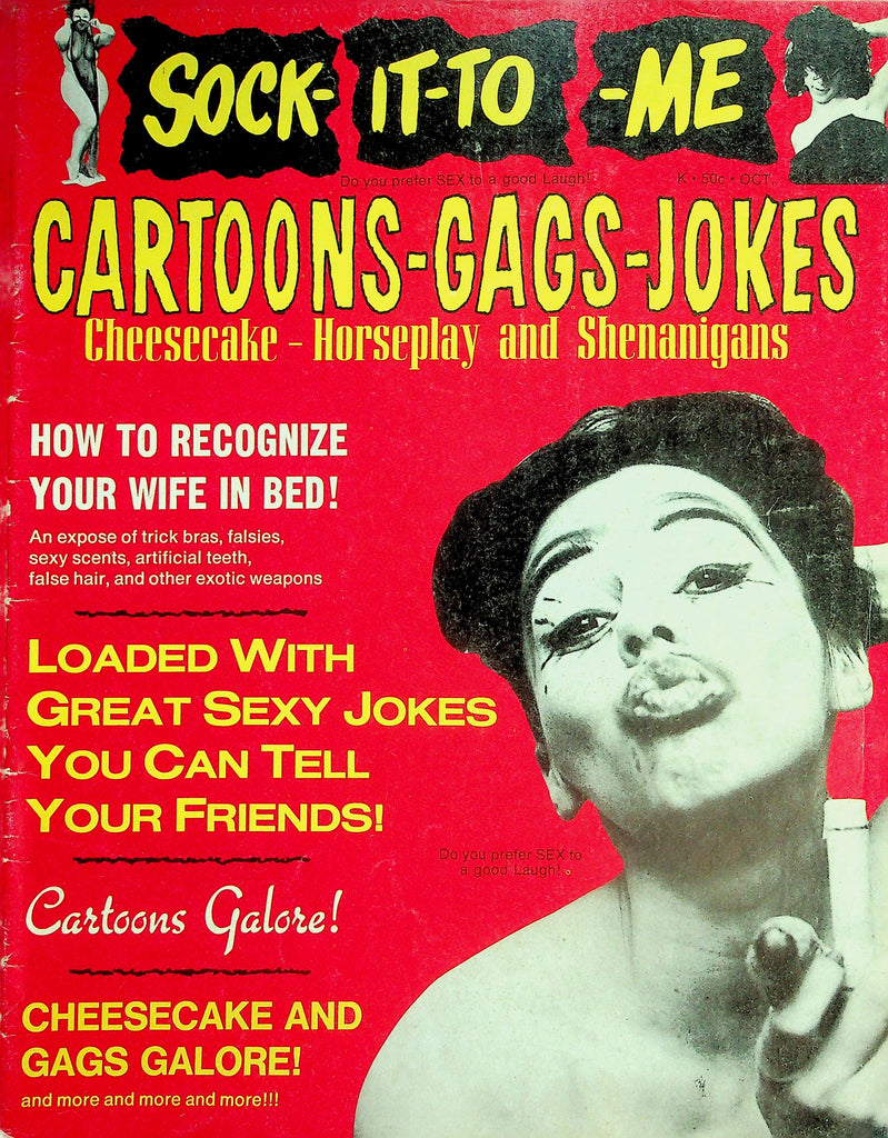Sock-It-to-Me Magazine  Cartoons, Gags, Jokes, and Beautiful Women  October 1968   062826lmp-GSC