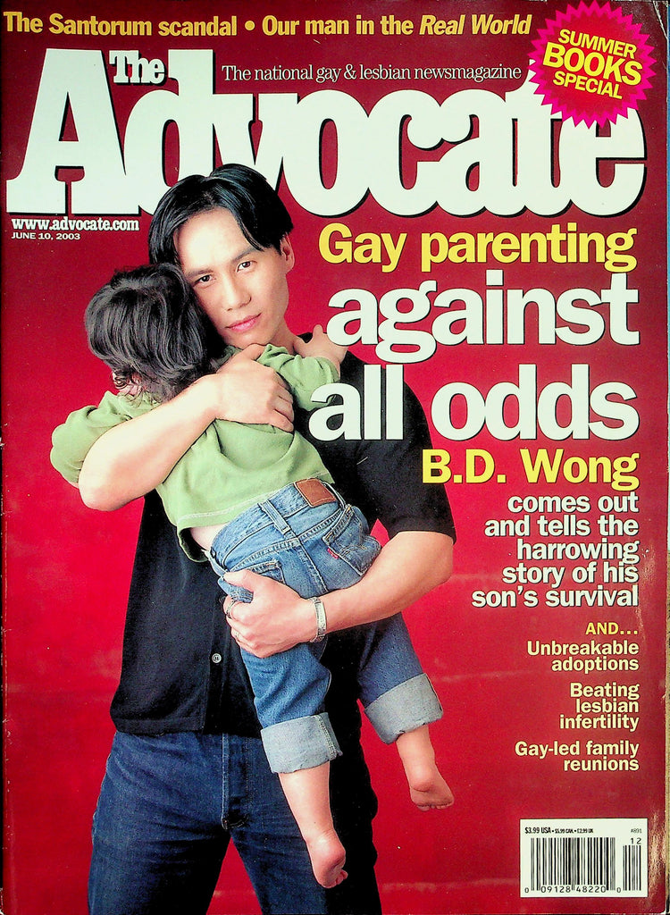 The Advocate Gay & Lesbian Magazine   Gay Parenting Against All Odds  June 10, 2003   041926lmp