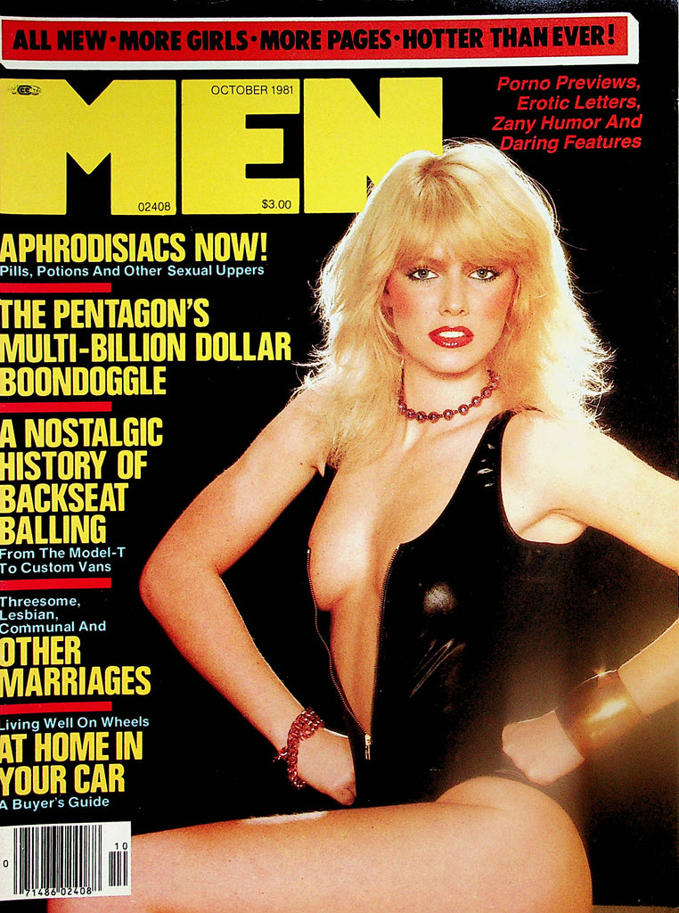 Men Magazine   Centerfold Girl Ann Rollins / Aphrodisiacs Now!   October 1981      051424lm-p2