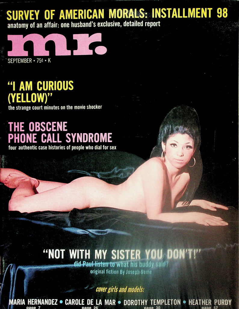Mr. Magazine  Covergirl Irene Maria Hernandez  September 1969    110725lm-p