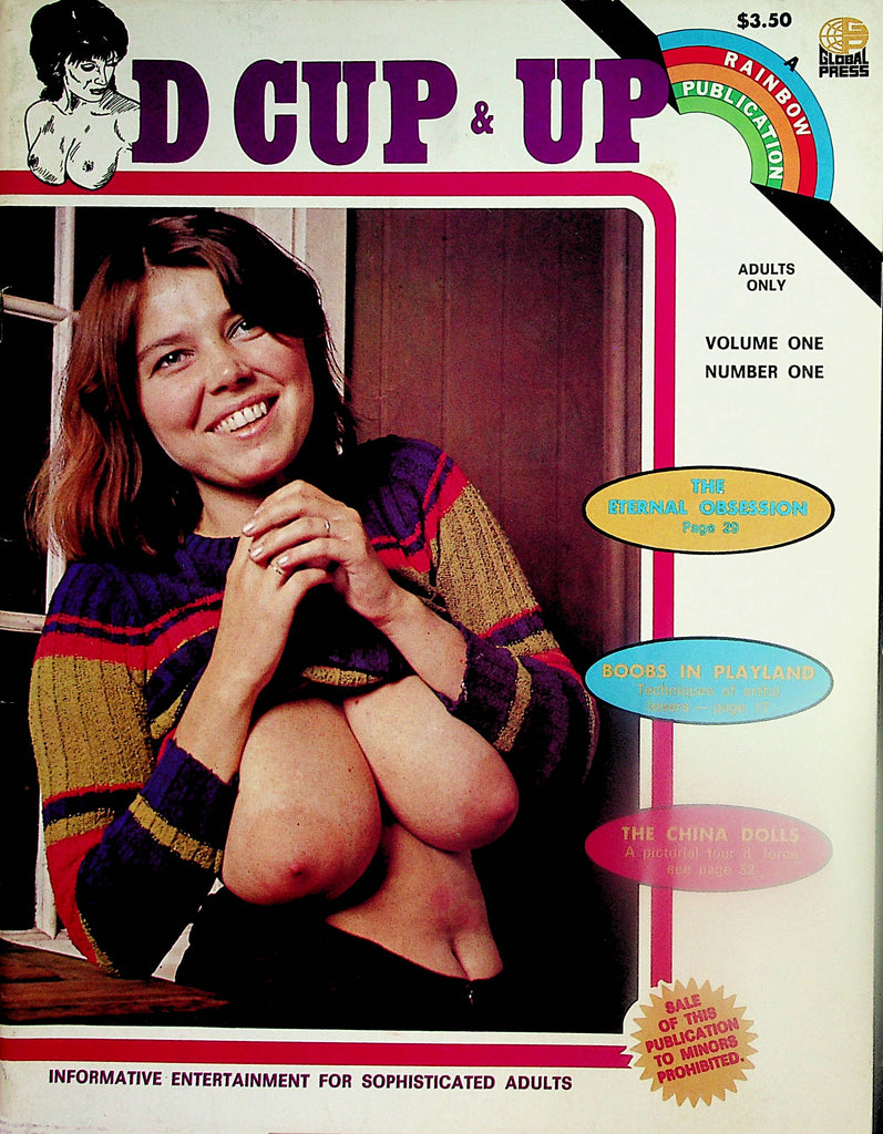 D Cup & Up Busty Magazine   Uschi Digard / Lorna  / Boobs In Playland  vol.1 #1  1972 022324lm-p