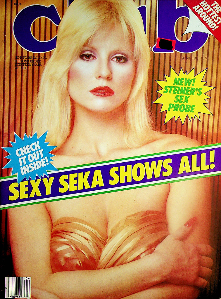 Club  Magazine  Sexy Seka Shows All!  April 1983 Paul Raymond   091323lm-p