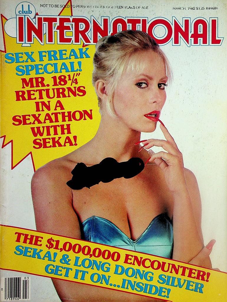 Club International Magazine   Seka & Long Dong Silver Get It On  March 1982      020524lm-
