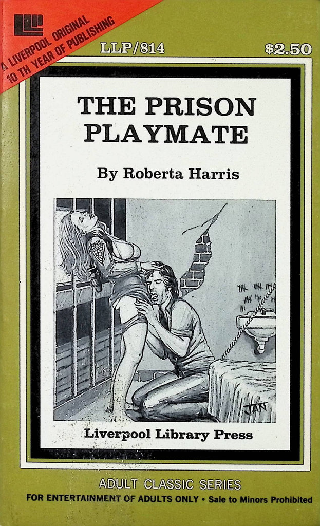 The Prison Playmate by Roberta Harris LLP814 1978 Liverpool Library Adult Paperback Novel-082124AMP