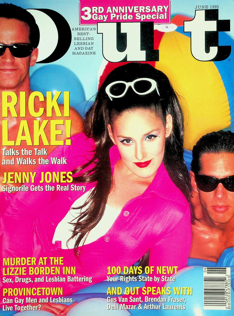 Out Gay Interest Magazine  3rd Anniversary Gay Pride Special - Ricki Lake   June 1995     042426lmp