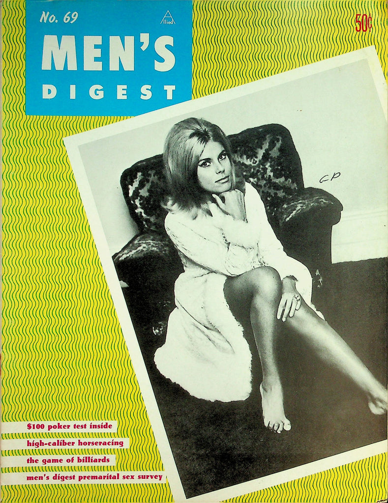 Men's Digest Magazine  Covergirl Britt Semand  #69 August 1966  040226lmp