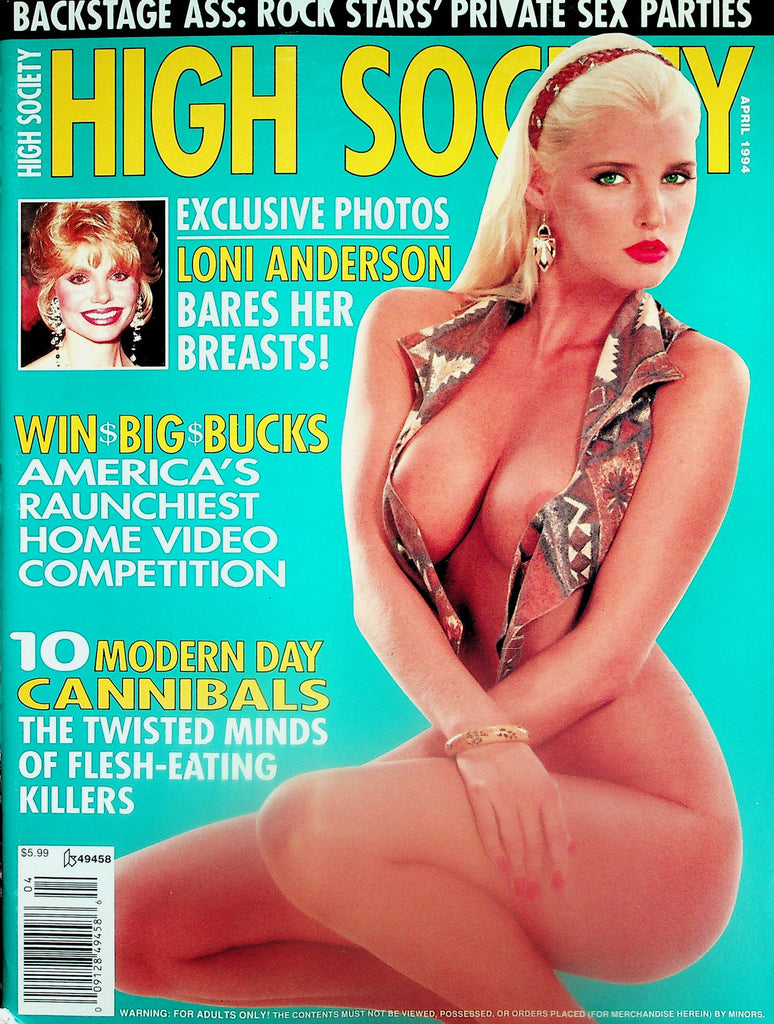 High Society Magazine Centerfold Girl Cindy / Loni Anderson  April 1994  092425lm-p