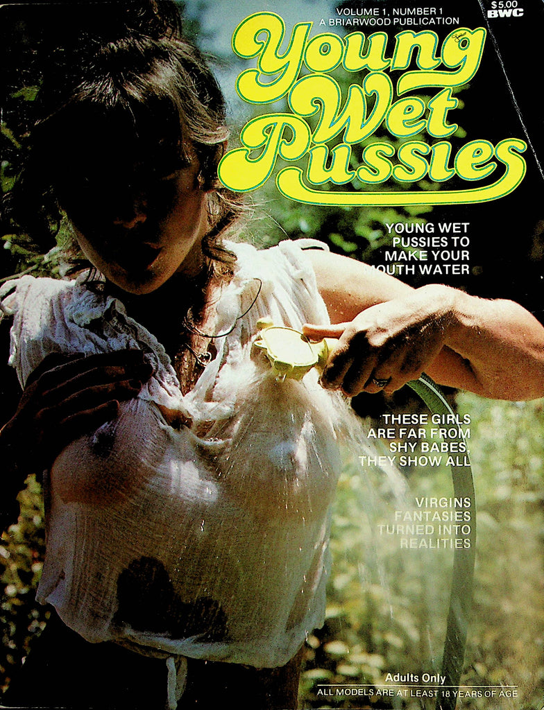 Young Wet Pussies 18+ Magazine  Pussies To Make Your Mouth Water  January 1979  011725lm-p