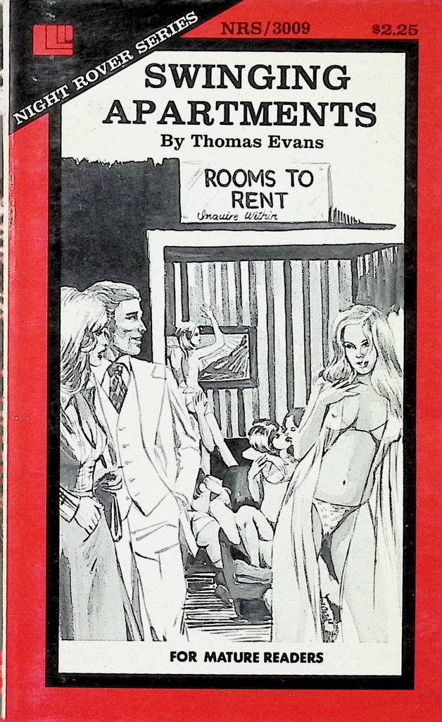 Swinging Apartments by Thomas Evans NRS3009 1977 Night Rover Series Liverpool Dist Adult Paperback Novel-091124AMP