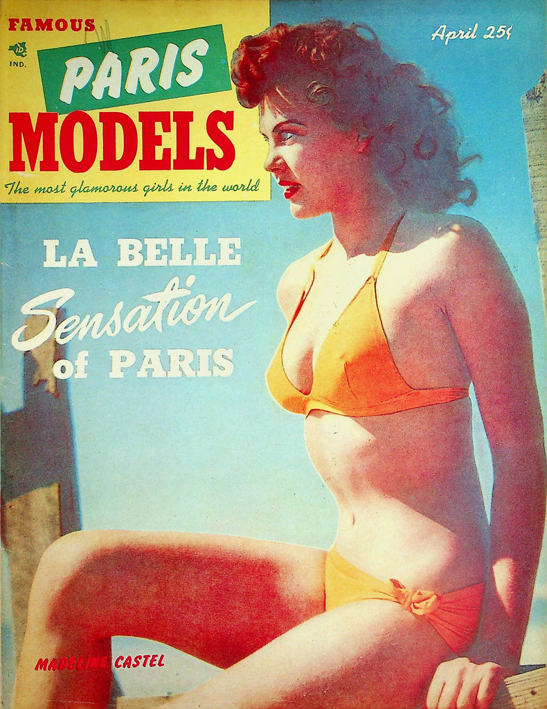 Paris Models Magazine La Belle Sensation Of Paris  Madeline Castel  April 1952   052026lmp-GSC