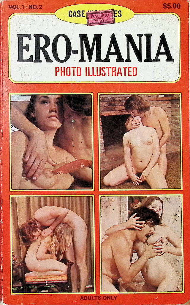 Ero-Mania Vol 1 #2 by Dr Ernest Wellington 1970s Adult Erotic Paperback Novel-052124AMA