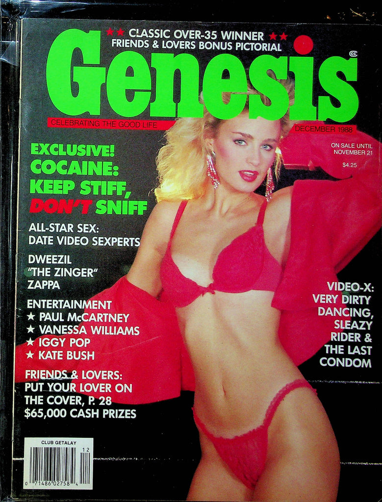 Genesis Magazine Dweezil Zappa December 1988 101723RP