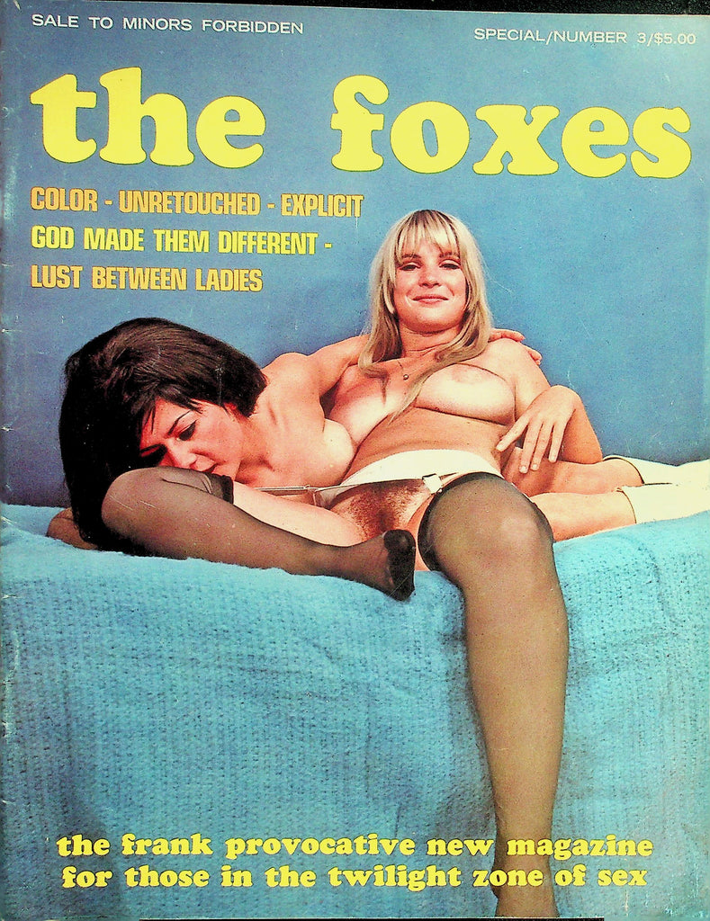 The Foxes Lesbian Magazine  Lust Between Ladies  #3 1970's    082426lmp-GSC