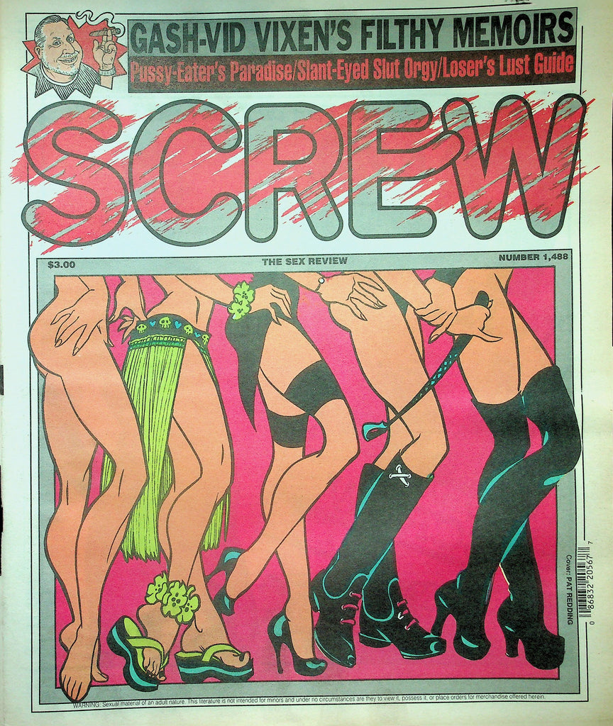 Screw Newspaper  Gash-Vid Vixen's Filthy Memoirs   #1488   September 8, 1997    010626lmp2