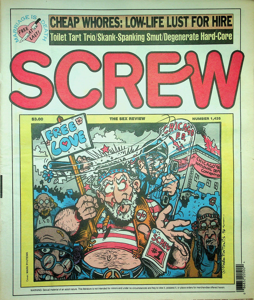 Screw Newspaper   Cheap Whores: Low-Life Lust For Hire   #1435  September 2, 1996    010626lmp2