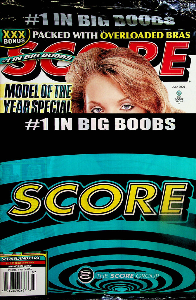 Score Magazine  Covergirl Ines Cudna  July 2006  new/sealed   031125lm-p