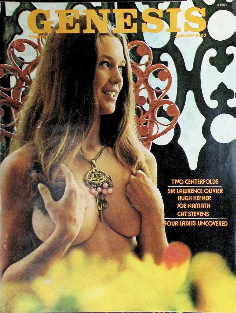 Genesis Magazine January 1974 Hugh Hefner, Joe Namath, Cast Stevens Inside  100226LLP