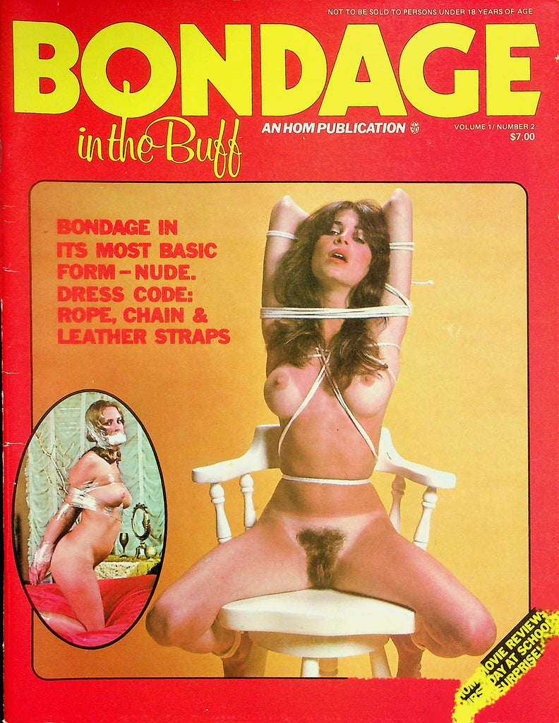 Bondage In The Buff Magazine  Dress Code: Rope, Chain & Leather Straps  vol.1 #2  1982 by HOM     103026lmp-GSC