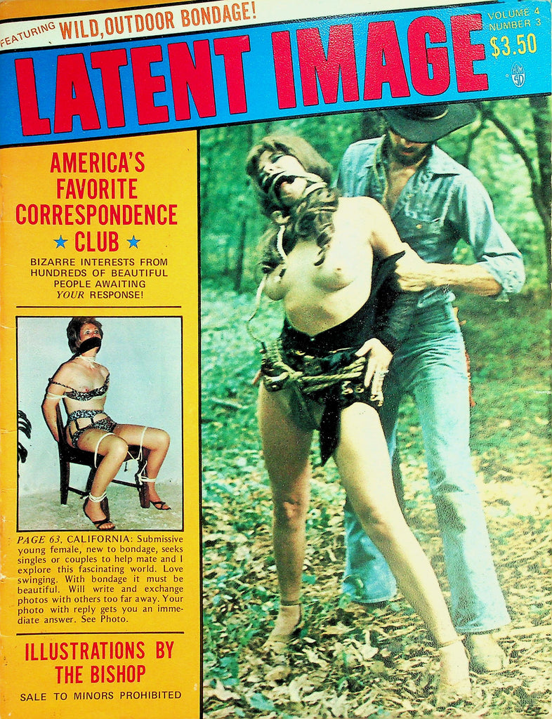 Latent Image Fetish Contact Magazine  Featuring Wild, Outdoor Bondage! vol.4 #3  1976     062026lmp-GSC