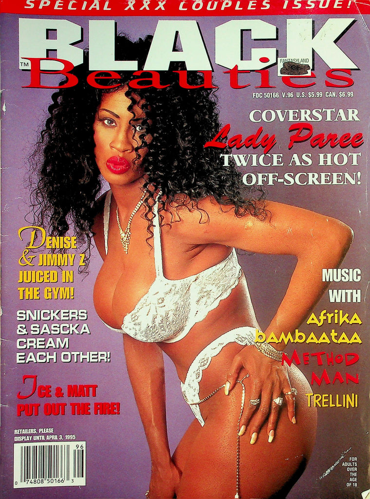Black Beauties Magazine Special XXX Couples Issue! Coverstar Lady Paree  vol.96  1995     042226lmp