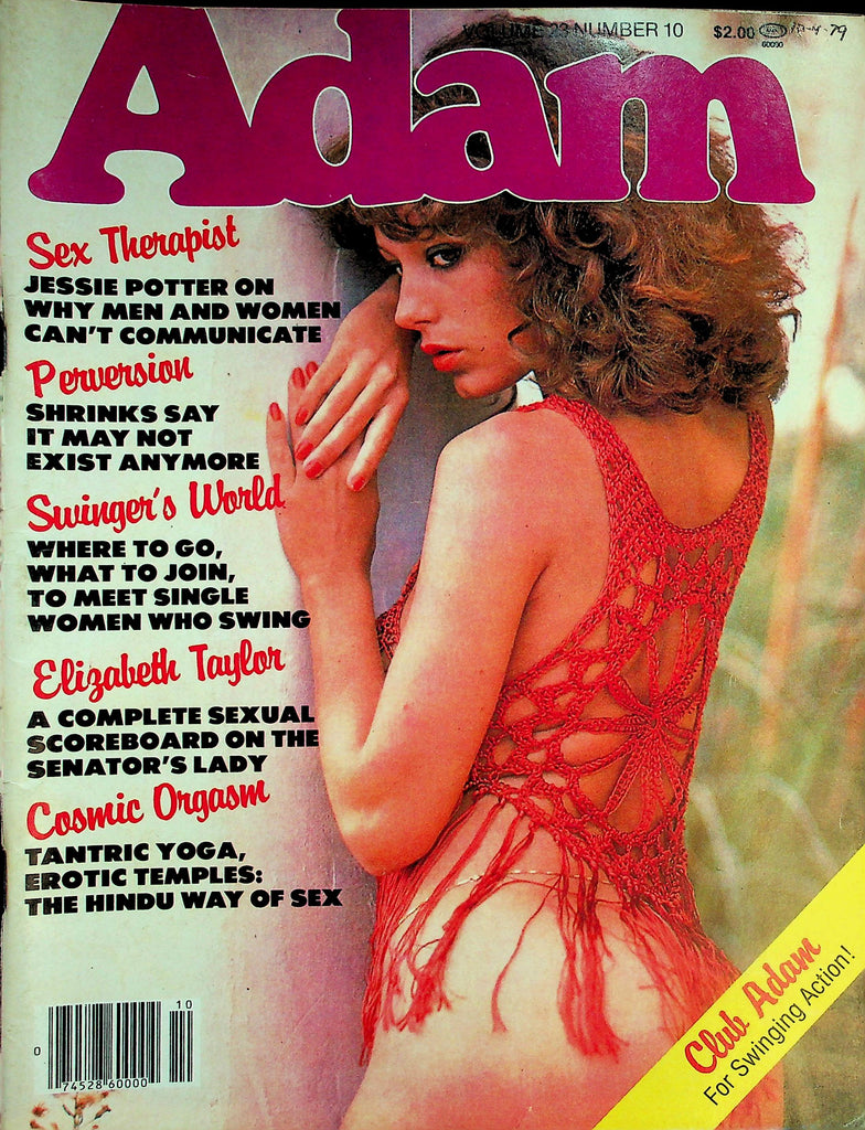Adam Magazine  Kitten Natividad / Centerfold Girl Annicka  vol.23 #10  1979     031926lmp