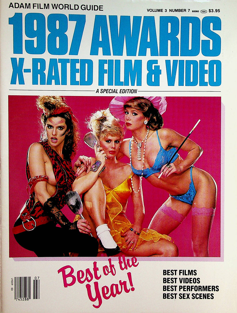 Adam Film World Guide 1987 Awards X-Rated Film & Video Best Of The Year  Cover Film Ladies Room     052523lm-p2
