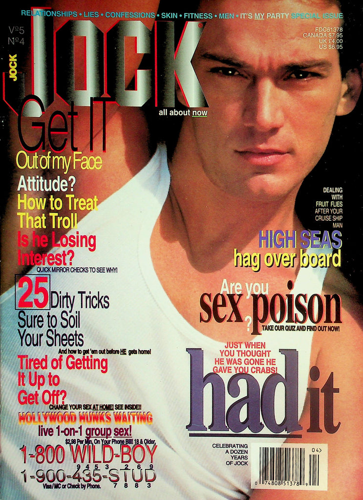 Jock Gay Magazine  Cover Guy Ference Botos vol.5 #4  1998  041326lmp