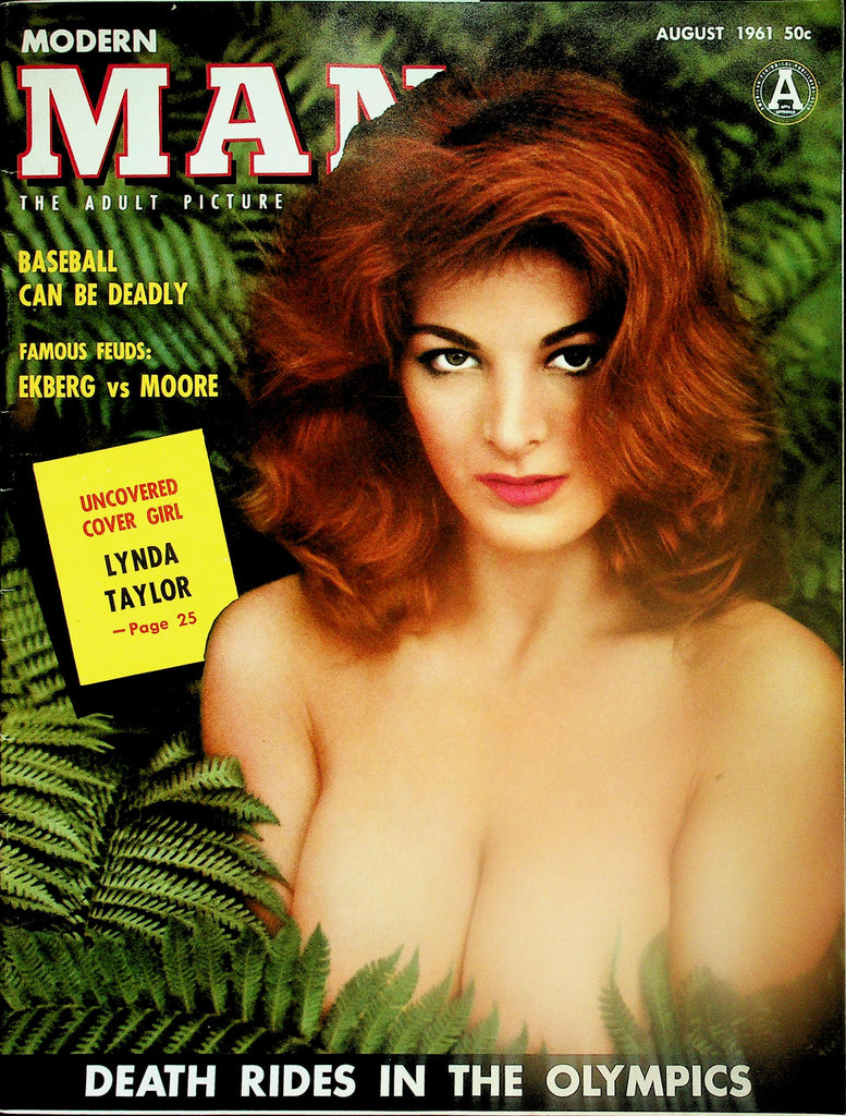Modern Man Magazine  Uncovered Covergirl Linda Taylor  August 1961  120225lmp2
