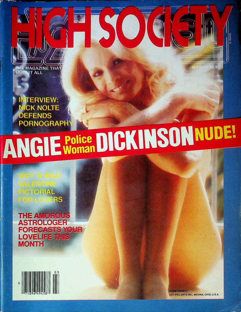 High Society Magazine Nick Nolte & Angie Dickinson March 1979 022624RP