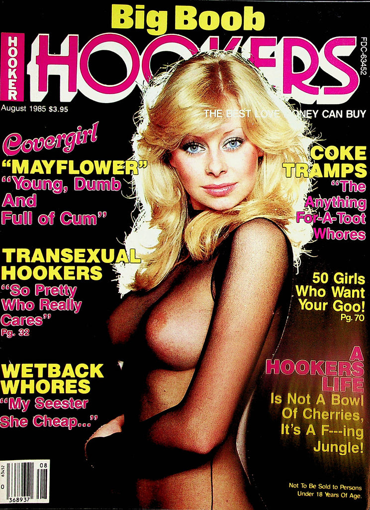 Hookers Magazine  Covergirl Mayflower  / Bonnie: Smotherly Love  August 1985   050724lm-p2