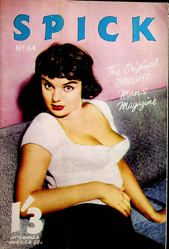 Spick Men's Vintage magazine  Covergirl Zahara Norbo  March 1959    052323lm-p3