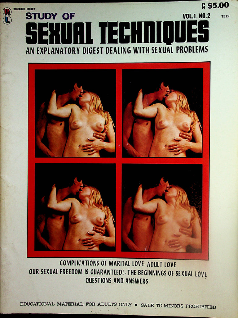 Study Of Sexual Techniques Magazine  The Beginnings Of Sexual Love Questions and Answers  vol.1 #2 1972   120824lm-p