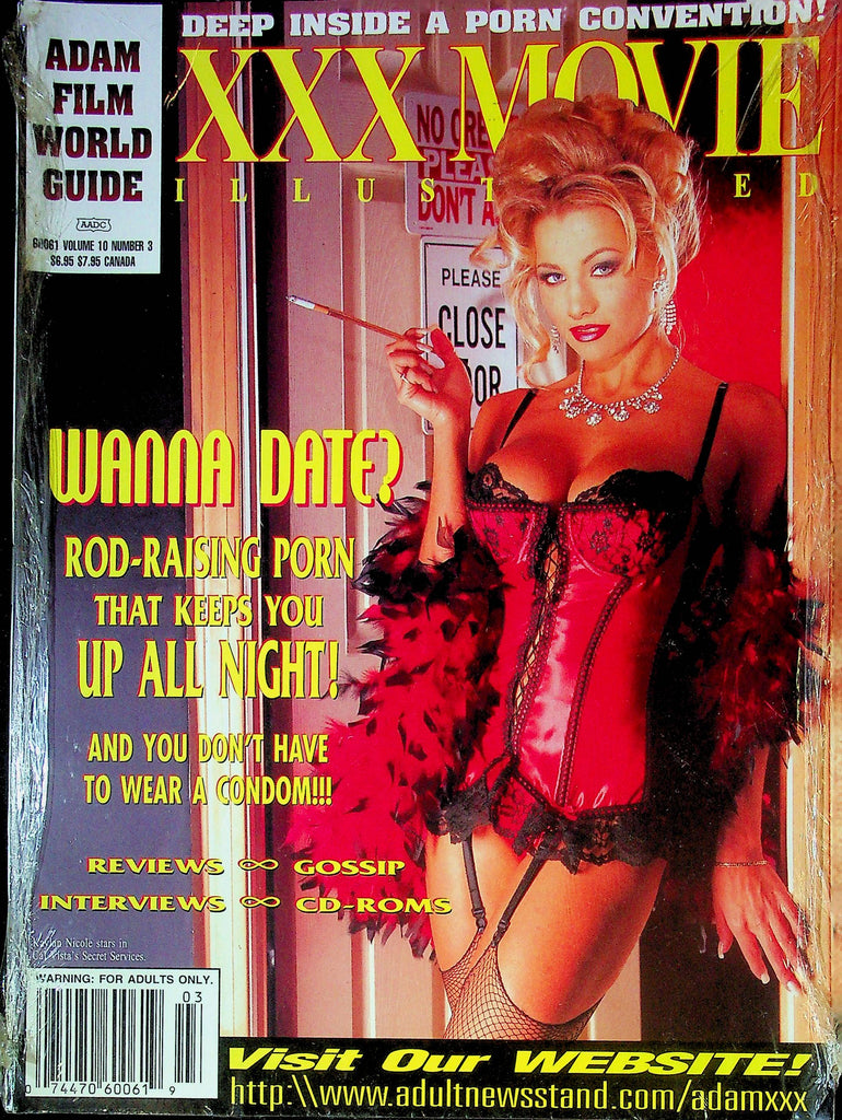 Adam Film World Guide XXX Movie Illustrated Magazine Vol.10 No.3 122823RP