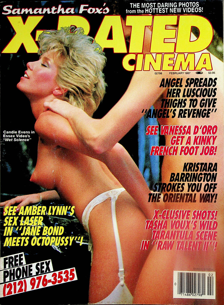 Samantha Fox's X-Rated Cinema Magazine  Amber Lynn / Kristara Barrington  February 1987   051724lm-p