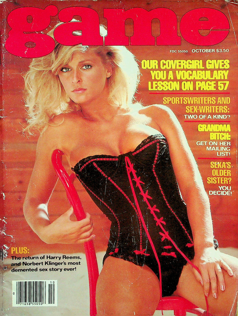 Game Magazine  Covergirl Gives You A Vocabulary Lesson   October  1982   122725lmp
