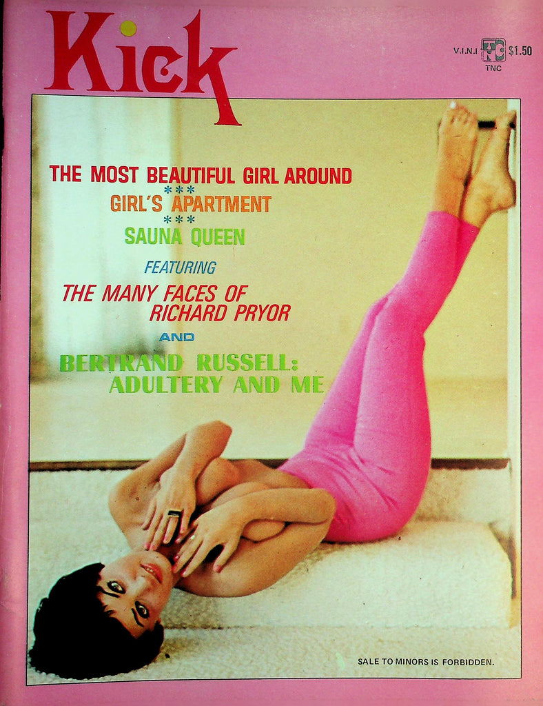 Kick Magazine  Many Faces Of Richard Pryor / Gina Sweet Most Beautiful Girl Around  vol.1 #1 1968    091726lmp-GSC