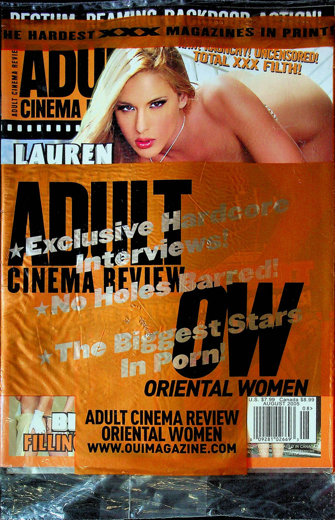 Adult Cinema Review Magazine Lauren Phoenix August 2005 SEALED 112724RP
