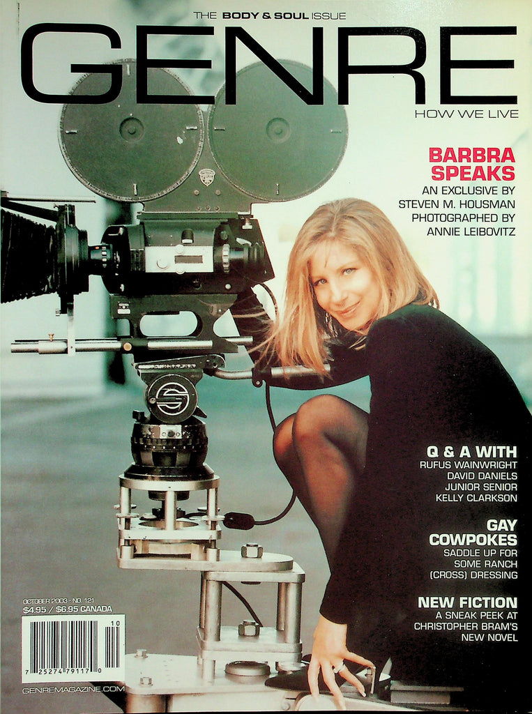 Genre Gay Interest Magazine  The Body & Soul Issue -  Barbara Streisand Speaks An Exclusive  October 2003    042326lmp