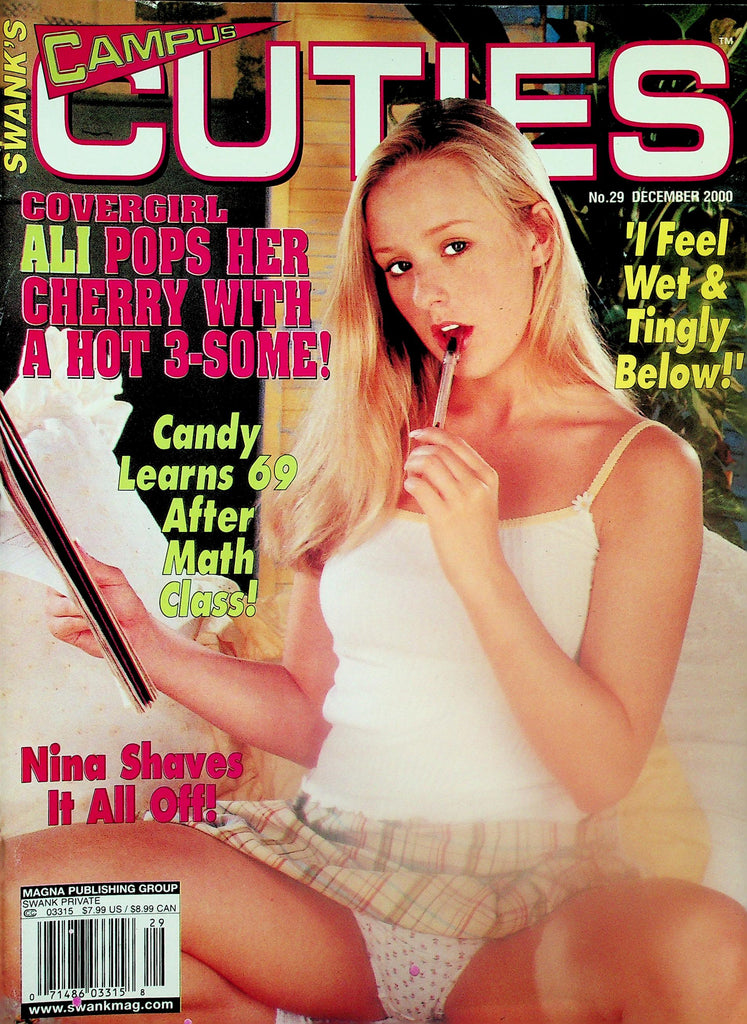 Campus Cuties Magazine  Ali Pops Her Cherry With A Hot 3-Some!  December 2000     121725lmp